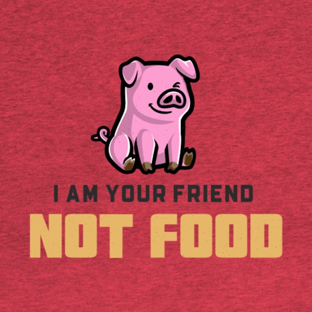 I am your friend not food T-shirt by Tranquility